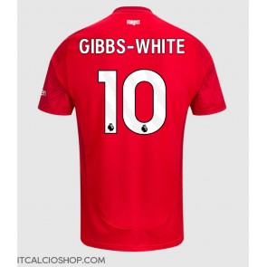 Nottingham Forest Morgan Gibbs-White #10 Prima Maglia 2024-25 Manica Corta